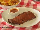 Costine di maiale al forno (Ribs laccate con senape e miele)