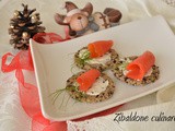 Crackers speziati con salmone