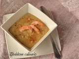 Crema di ceci con mazzancolle