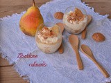 Crema di ricotta con pere caramellate