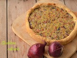 Crostata cipolle e bacon