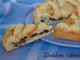 Crostata di ricotta, cioccolato e  uvetta