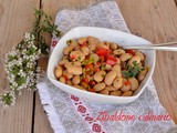 Fagioli in insalata con salsa rustica