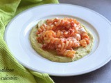 Fusilli al pomodoro e stracciatella con crema di fave