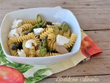 Fusilli con asparagi e burrata