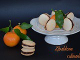 I miei primi Macarons: macaron clementina- cioccolato