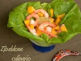 Insalata di mango, gamberi e lime