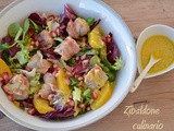 Insalata invernale con prugne e bacon