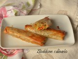 Involtini di pasta fillo alle verdure