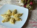 Manti, ravioli di carne e zucca