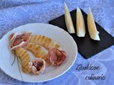 Melone bianco grigliato e prosciutto crudo