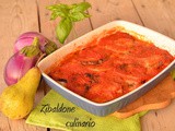 Parmigiana di melanzane e pere