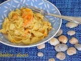 Pasta con nasello e carote