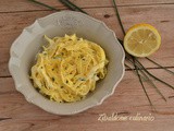 Pasta fresca all'erba cipollina e limone