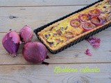 Quiche di cipolle caramellata e formaggio di capra