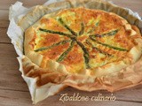 Quiche salata di asparagi e prosciutto crudo