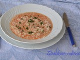 Risotto al brodo di  Baganelli 