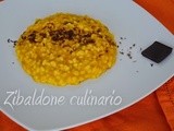 Risotto alla zucca con cioccolato fondente