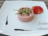 Risotto alle fragole con erba cipollina e aceto balsamico tradizionale