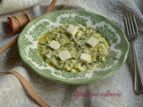 Risotto con spinaci e Quartirolo dop