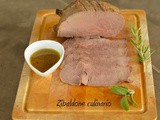 Roast beef di cavallo al microonde