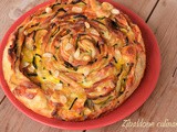 Rotolo di zucchine, prosciutto e scamorza affumicata