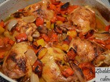 Sovracosce di pollo ai peperoni