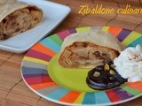 Strudel di pere e cioccolato aromatizzato all'arancia