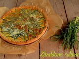 Torta salata agli agretti e acciughe