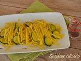 Trenette zucchine e zafferano