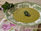 Vellutata di piselli alla menta