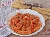 Ziti spezzati con polpettine