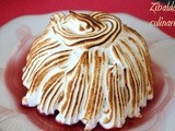 Zuccotto di gelato alla vaniglia e amarene candite