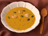 Zuppa di zucca con capesante