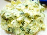 Farfalle ricotta e menta