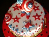 Captain America cake