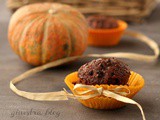 Muffin alla zucca e doppio cioccolato