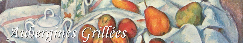 Very Good Recipes - Aubergines Grillées
