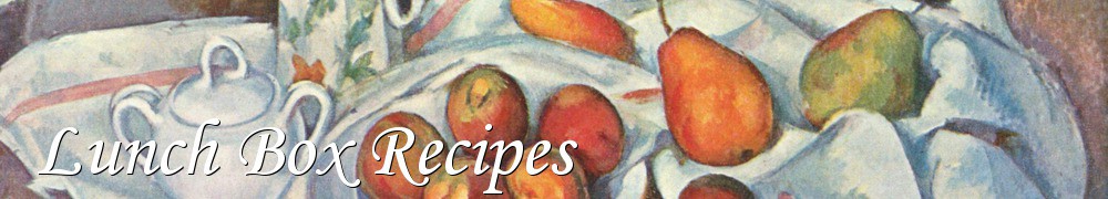 Very Good Recipes - Lunch Box Recipes